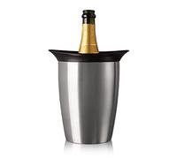 Vacu Vin Rapid Ice Elegant Champagne and Prosecco Cooler - Stainless Steel, Silver