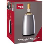 Vacu Vin Rapid Ice Elegant Wine Cooler - Black or Stainless Steel