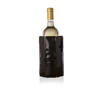Vacu Vin Active Cooler Wine Chiller - Reusable, Flexible Wine Bottle Cooler - Black - Wine Cooler Sleeve for Standard Size Bottles - Insulated Wine Bottle Chiller to Keep Wine Cold