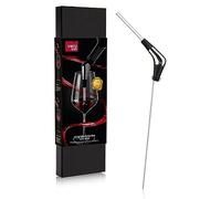 Vacu Vin Slow Pourer, Silicone, Silver, Black, Small