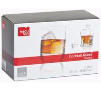 Vacu Vin Whisky Glass, (26 cl / 8.80 oz) - Set of 2