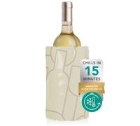 Vacu Vin Wine Cooler Sleeve - Wine Bottle Cooler - Wine Cooler Bucket Alternative - Wine Bucket Alternative - Wine Chiller Sleeve - Sand Pattern