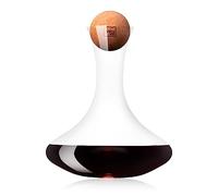 Vacu Vin Wine Decanter | Crystal Glass Carafe + Cork Stopper