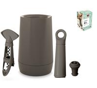Vacu Vin Wine Host Set 4 Pieces Graphite Color