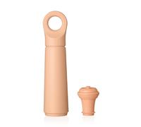 Vacu Vin Wine Saver Loop - Designed and Made in The Netherlands - Vacuum Stopper Keeps Wine Fresh for up to 10 Days - Reusable, Made with 98% Recycled Material - 1 Pump, 1 Stopper, Terra