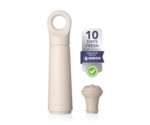 Vacu Vin Wine Saver Loop - Wine Vacuum Pump with 1 Vacuum Wine Stopper - Wine Bottle Stoppers with Vacuum Seal - Wine Preserver - Sand