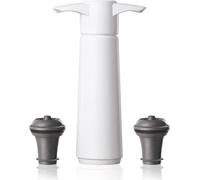 Vacu Vin Wine Saver Pump with 2 x Vacuum Bottle Stoppers Various Colours