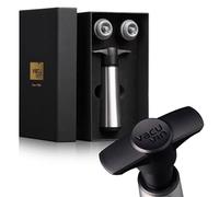 Vacu Vin Wine Saver Stainless Steel Gift Box - Keep Your Wine Fresh and Delightful - Safeguard The Quality of Your Opened Bottles - Luxury Wine Accessory