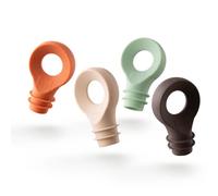 Vacu Vin Wine Saver Vacuum Reusable Stoppers Various Colours - Set of 4