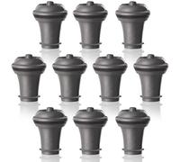 Vacu Vin Wine Saver Vacuum Stoppers for Wine Bottles - Keep Wine Fresh for Up to a Week with Airtight Seal - Compatible with Vacu Vin Wine Saver Pump (10 Stoppers)
