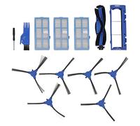 Vacuum Accessories Kit, Replacement Main Brush Side Brush and Filter Set for BG600 Robot Vacuum, Durable Parts to Maintain Suction Power for Daily Home Office and Pet Hair Use