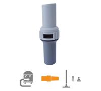 Vacuum Adapter with Suction Control Ring - Fits Miele Tool Ends to Henry/Numatic Family Vacuums - Home Cleaning Connector with Easy Fit Design