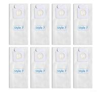 Vacuum Bags for Bissell Style 7, 8-Pack Replacement Bags Compatible with Models 32120, 1739, 71Y7, 3545, 3550, 3554, Non-Woven Fabric