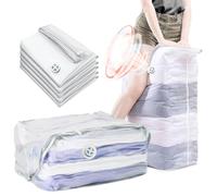 Vacuum Bags for Duvets 100 x 80 x 32 cm Cube Vacuum Bags for Clothes Large XXL Vacuum Bags for Clothing Vacuum Bags Clothing with Air Valve for Duvets, Blankets, Bedding, Moving, Travel