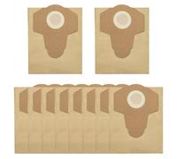 Vacuum Bags For Einhell TC-VC, 20L Paper Dust Collection Bags (5/10-Pack), Compatible with TC-VC 1825/1815S/1812S & Power X-Change 25L Wet&Dry Vacuums, Ø65mm Opening(10 PACK)