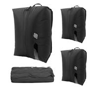 Vacuum Bags for Travel, 17L Compression Storage Bag for Clothes, IP67 TPU Reusable Packing Cubes with Viewing Window, Wireless Vacuum Pump, Space Saver for Suitcases Plane Essentials (3PCS No Pump)