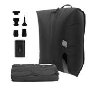 Vacuum Bags for Travel, 17L Compression Storage Bag for Clothes, IP67 TPU Reusable Packing Cubes with Viewing Window, Wireless Vacuum Pump, Space Saver for Suitcases Plane Essentials (2PCS+Pump)