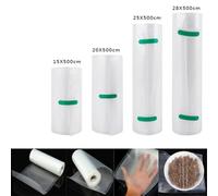 Vacuum Bags Rolls Embossed Vacuum Sealer Package for Ideal for Storage with Food and Size 15 * 500cm Whether You Want to Freeze or Even Boil Your Food (20 * 500cm)