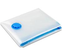 Vacuum Bags Small Medium Large and Jumbo Size Reusable Vacuum Compression Storage Bags Double Zip Seal Valve Space Saver Storage Bags for Clothes Duvets Bedding Pillows Blankets (1 Bag, 70x100cm)