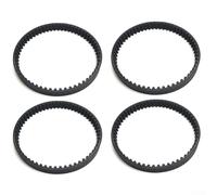 Vacuum Belt, 4 Pack Replacement Rubber Drive Belts for Brush Roller Motor Connection Flexible Install Long Lasting Performance Cleaning
