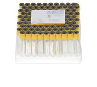 Vacuum Blood Collection Tubes, 100-Pack Disposable Test Tubes with Separating Gel and Clot Activator for Serum Separation, PRP Preparation, Phlebotomy and Lab Use(5ml Separating Gel/Accelerator)
