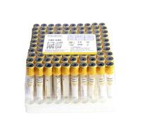 Vacuum Blood Collection Tubes, 3mL Glass Blood Tubes, Laboratory Centrifuge Tubes with Yellow Top, 100 Pcs