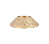 Vacuum Brazed Diamond Grinding Wheel 75mm Dia 20mm Bore Profile Wheel Tools(45 Bevel 20mm)