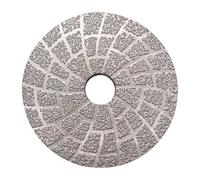 Vacuum Brazed Diamond Polishing Pads, 4 Inch Lippage Grinding Disc for Grantie Marble Concrete Ceramics, Grit 30