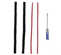 Vacuum Brush Strips 4pcs for V8 V10, Direct Drive Rolling Brush Plush Strips with Screwdriver Replacement Cleaner Parts