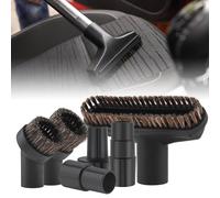 Vacuum Brushes 6PC, 1.26inch Horse Hair Vacuum Attachment, 5.9inch Vacuum Floor Brushes Vacuum Cleaner with 1-1/4 Inch to 1-3/8 inch Adapter, Vacuum Head Brushes Replacement for Household Cleaning