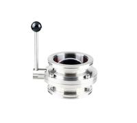 Vacuum Butterfly Valve ISO63 ISO80 ISO100 Internal Welding Flange 304 Stainless Steel(ISO80-89)