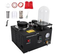 Vacuum Casting Machine, Metal Jewelry Lost Wax Casting Kit, Digital Temperature Control, Melting Furnace with Vacuum Cover, 3KG Graphite Crucible for Gold and Silver