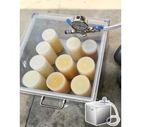 Vacuum Chamber Degassing Vacuum Chamber without Pump for Resin, Pressure Pot System for Air Bubble Elimination, Wood Stabilization Debubbler Machine(10.3 Gallon/39L)