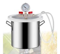 Vacuum Chamber for Resin Degassing - Heavy Duty Stainless Steel Lab Equipment for Resin Casting and Wood Stabilization