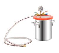 Vacuum Chamber Stainless Steel for Accessory Vacuum Tool Multi Models vidaXL
