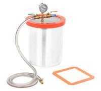 Vacuum Chamber Stainless Steel for Accessory Vacuum Tool Multi Models vidaXL