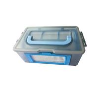 Vacuum Cleaenr Robot Dust Box Hepa Filter Compatible For IKOHS NETBOTSX1200 Robot Vacuum Cleaner Accessories Filters Replacement (Color : 1pc dust box)
