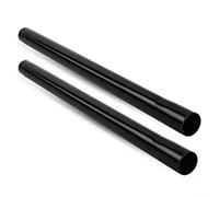 Vacuum Cleaner 35mm Diameter Extension Tube, Sturdy Black Plastic, Reach Difficult Spots With Ease, Designed For Karcher A2004, MV3, WD3, 2 Tubes