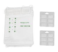 Vacuum Cleaner Accessories for VK135 VK136 10 Bags + 2 Fresheners