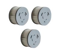 Vacuum Cleaner Accessories HEPA Filter Sleeve Kit Accessories. Compaitble For JIMMY JV85, JV85 Pro, H9 Pro, A6, A7, A8 (Color : 3pcs)