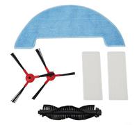 Vacuum Cleaner Accessories Kit Compatible with for SmartAI Robot Models G50, 30V Max, C50, Includes Roller Brush, Mop Cloth, Washable Filters and Side Brushes