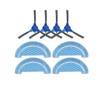 Vacuum Cleaner Accessories Main Side Brush Hepa Filter Mop Compatible For Cecotec Conga 1090 1790 Parts (Color : Set H)