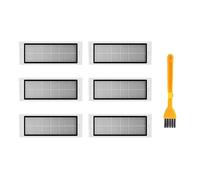 Vacuum Cleaner Accessories Parts，Washable HEPA Filter，Main Brush，Side Brush，Compatible For XiaoMi S50 S51 S55 S6 S6 Pure (Color : 7pcs)