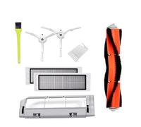 Vacuum Cleaner Accessories Parts，Washable HEPA Filter，Main Brush，Side Brush，Compatible For XiaoMi S50 S51 S55 S6 S6 Pure (Color : 8pcs6)