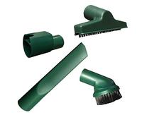 Vacuum Cleaner Accessories Set - Furniture Brush + Upholstery Nozzle + Crevice Nozzle + Adapter - Suitable for Vorwerk Tiger Goblin VT252, VT260, VT265, VT270, VT300 - VT 252-300