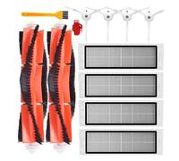 Vacuum Cleaner Accessories, Side Brush, HEPA Filter, Main Brush, Compatible For Xiaomi 2 S50 S51 S55 (Color : 12Pcs)