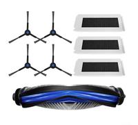 Vacuum Cleaner Accessory Kit Replacement Part for Ecovacs for Deebot N30 for OMNI / N30 PRO for OMNI, 1 Main Brush, 4 Side Brushes, 3 Filters