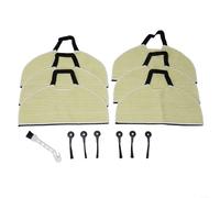 Vacuum Cleaner Accessory Kit Replacement Part for Shark AV2601WA RV2620WD RV2410WD AI for Ultra 2- in-1 Robot Vacuum Cleaner, Side Brush Mop Cloth Cleaning Brush Set Spare Part(6+6+1)