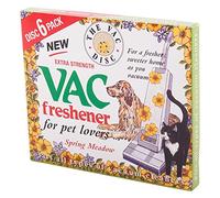 Vacuum Cleaner Air Freshener Spring Meadow Pack of 6 Disc Pet Lovers Home Office Cleanliness Extra Strength Fresh Fragrance Vac Fits All Hoover