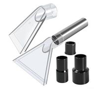 Vacuum Cleaner Attachment Kit For Shop, Stainless Steel & Plastic Upholstery Tool With Adapters For Sofa Carpet Mattress Cleaning, Extractor Head Set(B)